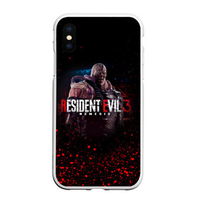 Чехол для iPhone XS Max матовый RESIDENT EVIL 3: в городе Новоалтайск, Силикон | Область печати: задняя сторона чехла, без боковых панелей | ada wong | biohazard | leon | nemesis | project resistance | raccoon city | re | re3 | resident evil | resident evil 3 | rpd | stars | umbrella | ада вонг | амбрелла | немезис | ужасы