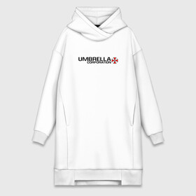 Платье-худи хлопок с принтом UMBRELLA CORP в городе Новоалтайск,  |  | ada wong | biohazard | leon | nemesis | project resistance | raccoon city | re | re3 | resident evil | resident evil 3 | rpd | stars | umbrella | ада вонг | амбрелла | немезис | ужасы