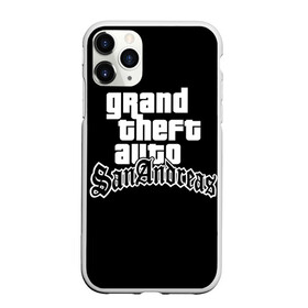 Чехол для iPhone 11 Pro матовый с принтом GTA San Andreas в городе Новоалтайск, Силикон |  | gta | sa | sanandreas | футболка | чёрный