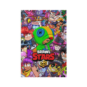 Обложка для паспорта матовая кожа с принтом BRAWL STARS LEON в городе Новоалтайск, натуральная матовая кожа | размер 19,3 х 13,7 см; прозрачные пластиковые крепления | Тематика изображения на принте: brawl stars | bull | colt | crow | leon | leon shark | shark | stars | акула | берли | ворон | динамайк | кольт | леон | леон акула | нита | спайк | шелли | эль примо