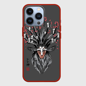 Чехол для iPhone 13 Pro с принтом Princess Mononoke в городе Новоалтайск,  |  | Тематика изображения на принте: eboshi | ghibli | hayao | hime | lady | miyazaki | mononoke | princess | studio | аситака | волчица | гибли | дух леса | мононоке | моро | сан