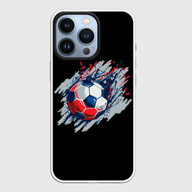 Чехол для iPhone 13 Pro с принтом Мяч в городе Новоалтайск,  |  | football | game | russia | sport | брызги красок | игра | россия | спорт | футбол | футбольный мяч