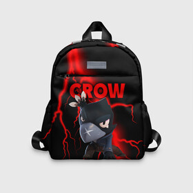 Детский рюкзак 3D с принтом Brawl Stars CROW в городе Новоалтайск, 100% полиэстер | лямки с регулируемой длиной, сверху петелька, чтобы рюкзак можно было повесить на вешалку. Основное отделение закрывается на молнию, как и внешний карман. Внутри дополнительный карман. По бокам два дополнительных кармашка | 8 bit | 8 бит | brawl | brawl stars | crow | leon | stars | бравл | бравл старс | браво старс | игра | компьютерная | кров | леон | онлайн | старс