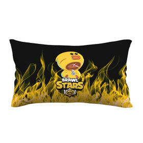 Подушка 3D антистресс с принтом BRAWL STARS SALLY LEON в городе Новоалтайск, наволочка — 100% полиэстер, наполнитель — вспененный полистирол | состоит из подушки и наволочки на молнии | brawl stars | leon | moba | sally leon | бравл старс | жанр | игра | леон | утка