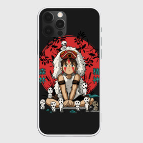 Чехол для iPhone 12 Pro Max с принтом Princess Mononoke в городе Новоалтайск, Силикон |  | Тематика изображения на принте: eboshi | ghibli | hayao | hime | lady | miyazaki | mononoke | princess | studio | аситака | волчица | гибли | дух леса | мононоке | моро | сан
