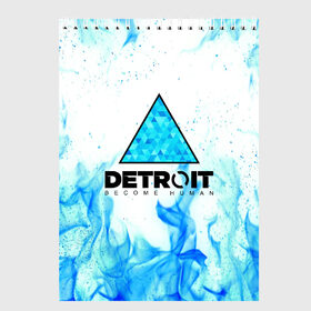 Скетчбук с принтом DETROIT BECOME HUMAN в городе Новоалтайск, 100% бумага
 | 48 листов, плотность листов — 100 г/м2, плотность картонной обложки — 250 г/м2. Листы скреплены сверху удобной пружинной спиралью | Тематика изображения на принте: ai | android | connor | detroit | detroit become human | rk 800 | rk 900 | robots | андроиды | детектив | игра | интерактивное кино | кара | коннор | маркус | роботы | экшн