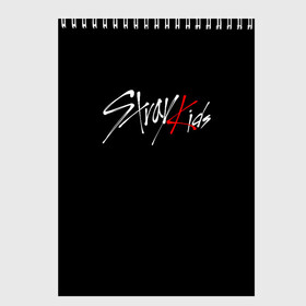 Скетчбук с принтом STRAY KIDS в городе Новоалтайск, 100% бумага
 | 48 листов, плотность листов — 100 г/м2, плотность картонной обложки — 250 г/м2. Листы скреплены сверху удобной пружинной спиралью | Тематика изображения на принте: skz | stray kids | бан чан | ли ноу | скз | стрей кидс | сынмин | уджин | феликс | хан | хёджин | чанбин