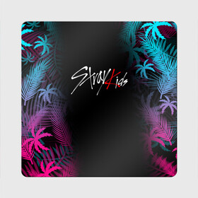 Магнит виниловый Квадрат с принтом STRAY KIDS в городе Новоалтайск, полимерный материал с магнитным слоем | размер 9*9 см, закругленные углы | Тематика изображения на принте: skz | stray kids | бан чан | ли ноу | скз | стрей кидс | сынмин | уджин | феликс | хан | хёджин | чанбин