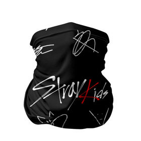 Бандана-труба 3D с принтом STRAY KIDS в городе Новоалтайск, 100% полиэстер, ткань с особыми свойствами — Activecool | плотность 150‒180 г/м2; хорошо тянется, но сохраняет форму | skz | stray kids | бан чан | ли ноу | скз | стрей кидс | сынмин | уджин | феликс | хан | хёджин | чанбин