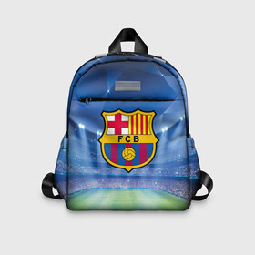 Детский рюкзак 3D с принтом FC Barcelona в городе Новоалтайск, 100% полиэстер | лямки с регулируемой длиной, сверху петелька, чтобы рюкзак можно было повесить на вешалку. Основное отделение закрывается на молнию, как и внешний карман. Внутри дополнительный карман. По бокам два дополнительных кармашка | barcelona | spain | барселона | испания