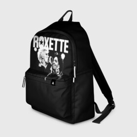 Рюкзак 3D с принтом Roxette в городе Новоалтайск, 100% полиэстер | лямки с регулируемой длиной, сверху петелька, чтобы рюкзак можно было повесить на вешалку. Основное отделение закрывается на молнию, как и внешний карман. Внутри два дополнительных кармана, один из которых закрывается на молнию. По бокам два дополнительных кармашка | pop | rock | roxette | мари фредрикссон | пер гессле | поп | поп рок. евро поп | рок | роксет | роксэт