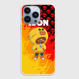 Чехол для iPhone 13 Pro с принтом BRAWL STARS SALLY LEON. в городе Новоалтайск,  |  | Тематика изображения на принте: brawl stars | leon | moba | pattern | sally leon | бравл старс | жанр | игра | леон | паттерн | утка | череп | черепа
