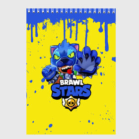 Скетчбук с принтом Brawl Stars в городе Новоалтайск, 100% бумага
 | 48 листов, плотность листов — 100 г/м2, плотность картонной обложки — 250 г/м2. Листы скреплены сверху удобной пружинной спиралью | Тематика изображения на принте: brawl stars | crow | game | leon | бравл | бравл стар | бравл старс | ворон | ворона | детская | детям | игра | компьютерная игра | кров | леон | персонаж | развлечение