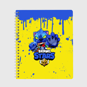 Тетрадь с принтом Brawl Stars в городе Новоалтайск, 100% бумага | 48 листов, плотность листов — 60 г/м2, плотность картонной обложки — 250 г/м2. Листы скреплены сбоку удобной пружинной спиралью. Уголки страниц и обложки скругленные. Цвет линий — светло-серый
 | brawl stars | crow | game | leon | бравл | бравл стар | бравл старс | ворон | ворона | детская | детям | игра | компьютерная игра | кров | леон | персонаж | развлечение
