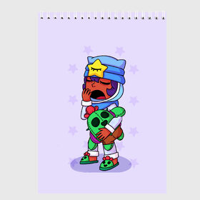 Скетчбук с принтом Brawl Stars Sandy в городе Новоалтайск, 100% бумага
 | 48 листов, плотность листов — 100 г/м2, плотность картонной обложки — 250 г/м2. Листы скреплены сверху удобной пружинной спиралью | Тематика изображения на принте: brawl stars | crow | game | leon | бравл | бравл стар | бравл старс | ворон | ворона | детская | детям | игра | компьютерная игра | кров | леон | персонаж | развлечение