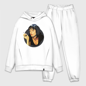 Мужской костюм хлопок OVERSIZE с принтом Mia Pulp Fiction в городе Новоалтайск,  |  | mia | pulp | pulp fiction | quentin tarantino | tarantino | квентин тарантино | кино | криминальное чтиво | тарантино | тарентино | торентино | торрентино | фильм | чтиво