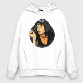 Мужское худи Oversize хлопок с принтом Mia Pulp Fiction в городе Новоалтайск, френч-терри — 70% хлопок, 30% полиэстер. Мягкий теплый начес внутри —100% хлопок | боковые карманы, эластичные манжеты и нижняя кромка, капюшон на магнитной кнопке | Тематика изображения на принте: mia | pulp | pulp fiction | quentin tarantino | tarantino | квентин тарантино | кино | криминальное чтиво | тарантино | тарентино | торентино | торрентино | фильм | чтиво