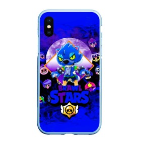 Чехол силиконовый для Apple iPhone XS Max матовый NEW с принтом BRAWL STARS LEON WOLF в городе Новоалтайск, Силикон | Область печати: задняя сторона чехла, без боковых панелей | brawlstars | leon | wolf | битваогней | бравлстарc | бравлстарз | волк | игра | игры | леон | мультик | оборотень | старз
