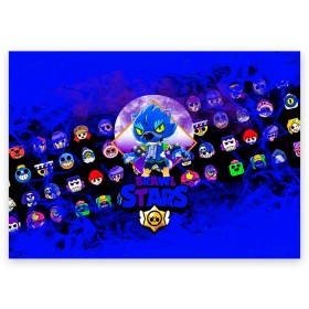 Поздравительная открытка с принтом BRAWL STARS LEON WOLF в городе Новоалтайск, 100% бумага | плотность бумаги 280 г/м2, матовая, на обратной стороне линовка и место для марки
 | Тематика изображения на принте: brawlstars | leon | wolf | битваогней | бравлстарc | бравлстарз | волк | игра | игры | леон | мультик | оборотень | старз