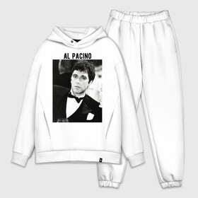 Мужской костюм хлопок OVERSIZE с принтом Аль Пачино в городе Новоалтайск,  |  | al pacino | аль пачино | лицо со шрамом | тони монтана