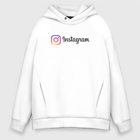 Мужское худи Oversize хлопок с принтом INSTAGRAM в городе Новоалтайск, френч-терри — 70% хлопок, 30% полиэстер. Мягкий теплый начес внутри —100% хлопок | боковые карманы, эластичные манжеты и нижняя кромка, капюшон на магнитной кнопке | insta | instagram | instagramm | social | видео | инста | инстаграм | инстаграмм | приложение | социальная сеть | фото