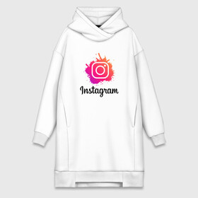 Платье-худи хлопок с принтом INSTAGRAM в городе Новоалтайск,  |  | insta | instagram | instagramm | social | видео | инста | инстаграм | инстаграмм | приложение | социальная сеть | фото