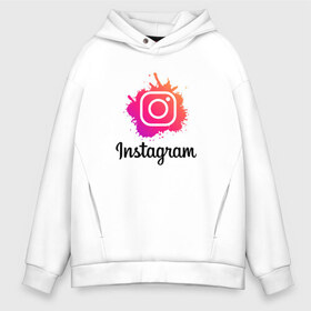 Мужское худи Oversize хлопок с принтом INSTAGRAM в городе Новоалтайск, френч-терри — 70% хлопок, 30% полиэстер. Мягкий теплый начес внутри —100% хлопок | боковые карманы, эластичные манжеты и нижняя кромка, капюшон на магнитной кнопке | insta | instagram | instagramm | social | видео | инста | инстаграм | инстаграмм | приложение | социальная сеть | фото