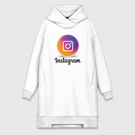 Платье-худи хлопок с принтом INSTAGRAM в городе Новоалтайск,  |  | insta | instagram | instagramm | social | видео | инста | инстаграм | инстаграмм | приложение | социальная сеть | фото