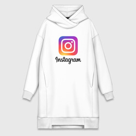 Платье-худи хлопок с принтом INSTAGRAM в городе Новоалтайск,  |  | insta | instagram | instagramm | social | видео | инста | инстаграм | инстаграмм | приложение | социальная сеть | фото
