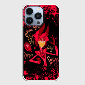 Чехол для iPhone 13 Pro с принтом HAZBIN HOTEL ALASTOR. в городе Новоалтайск,  |  | Тематика изображения на принте: alastor | haz | haz hot | hazbin | hazbin hotel | hot | hotel | аластор | мультсериал | ноты | отель | отель хазбин | хазбин