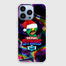 Чехол для iPhone 13 Pro с принтом BRAWL STARS LEON НОВОГОДНИЙ в городе Новоалтайск,  |  | 2020 | android | brawl stars | crow | games | leon | mobile game | stars | бравл старс | ворон | игры | леон | мобильные игры