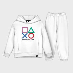 Детский костюм хлопок Oversize с принтом Консольщик в городе Новоалтайск,  |  | fan | game | gamepad | games | old | playstation | ps | игры | консоли | консоль | консольщик | олд | олдфаг | плейстейшен | пс | фанаты