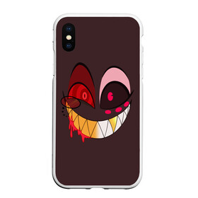 Чехол для iPhone XS Max матовый с принтом Отель Хазбин в городе Новоалтайск, Силикон | Область печати: задняя сторона чехла, без боковых панелей | alastor | hazbin hotel | ада | аластор | вегги | демоны | люцифер | молли | мультфильм | отель | отель хазбин | сериал | чарли | энджел даст