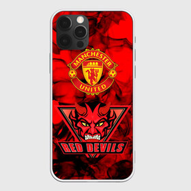 Чехол для iPhone 12 Pro Max с принтом Manchester United в городе Новоалтайск, Силикон |  | Тематика изображения на принте: manchester united | red devils | красные дьяволы | манчестер | манчестер юнайтед | футбол