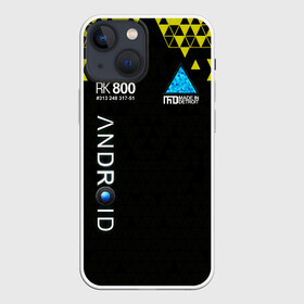 Чехол для iPhone 13 mini с принтом DETROIT: BECOME HUMAN. в городе Новоалтайск,  |  | action | ai | android | detroit become human | андроиды | детектив | детройт | детройт: стать человеком | игра | интерактивное кино | коннор | логотип | роботы | фирменный стиль | экшн