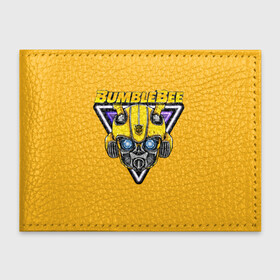 Обложка для студенческого билета с принтом Трансформеры Bumblebee в городе Новоалтайск, натуральная кожа | Размер: 11*8 см; Печать на всей внешней стороне | Тематика изображения на принте: bumblebee | transformers | автоботы | бамблби | мегатрон | оптимус прайм | роботы | трансформеры