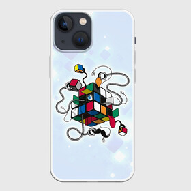 Чехол для iPhone 13 mini с принтом Кубик Рубика в городе Новоалтайск,  |  | mathematica | кубик | магия. формулы | математика | наука | рубика | соберись | технарь