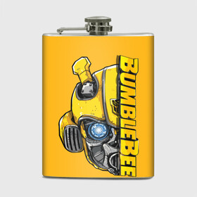 Фляга с принтом Transformers Bumblebee в городе Новоалтайск, металлический корпус | емкость 0,22 л, размер 125 х 94 мм. Виниловая наклейка запечатывается полностью | bumblebee | transformers | автоботы | бамблби | мегатрон | оптимус прайм | роботы | трансформеры