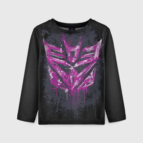 Детский лонгслив 3D с принтом Transformers в городе Новоалтайск, 100% полиэстер | длинные рукава, круглый вырез горловины, полуприлегающий силуэт
 | bumblebee | transformers | автоботы | бамблби | мегатрон | оптимус прайм | роботы | трансформеры
