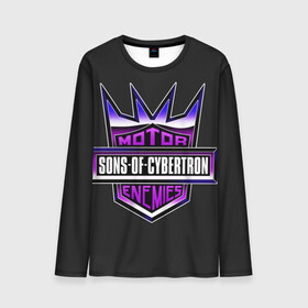 Мужской лонгслив 3D с принтом Sons of cybertron в городе Новоалтайск, 100% полиэстер | длинные рукава, круглый вырез горловины, полуприлегающий силуэт | bumblebee | transformers | автоботы | бамблби | мегатрон | оптимус прайм | роботы | трансформеры
