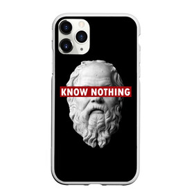 Чехол для iPhone 11 Pro матовый с принтом Ничего Не Знаю в городе Новоалтайск, Силикон |  | Тематика изображения на принте: supreme | греция | картинка | прикол | прикольна | сократ | статуя | супреме | суприм | суприме | философ | философия