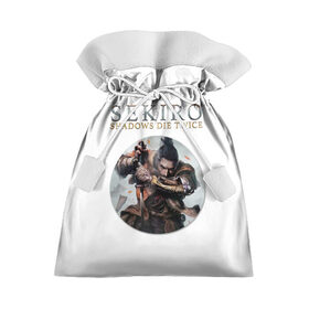 Подарочный 3D мешок с принтом Sekiro в городе Новоалтайск, 100% полиэстер | Размер: 29*39 см | action | game | japan | sekiro | shadows die twice | wolf | воин | волк | игра | сенгоку | экшен | япония