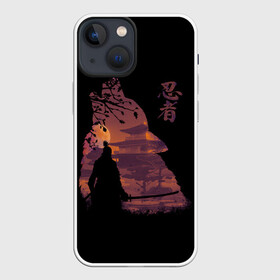 Чехол для iPhone 13 mini с принтом Sekiro: Shadows Die Twice в городе Новоалтайск,  |  | armed | death | die | game | japan | ninja | one | samurai | sekiro | shadow | shinobi | wolf | волк | игра | ниндзя | самураи | самурай | тени | тень | шиноби | япония