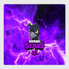 Магнитный плакат 3Х3 с принтом BRAWL STARS CROW в городе Новоалтайск, Полимерный материал с магнитным слоем | 9 деталей размером 9*9 см | 2020 | android | brawl stars | crow | games | leon | mobile game | stars | бравл старс | ворон | игры | леон | мобильные игры