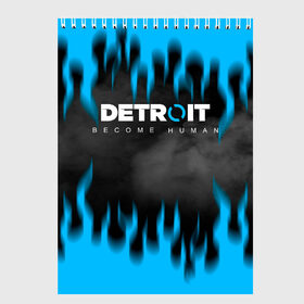 Скетчбук с принтом DETROIT BECOME HUMAN в городе Новоалтайск, 100% бумага
 | 48 листов, плотность листов — 100 г/м2, плотность картонной обложки — 250 г/м2. Листы скреплены сверху удобной пружинной спиралью | action | ai | android | detroit become human | андроиды | детектив | детройт | детройт: стать человеком | игра | интерактивное кино | коннор | логотип | роботы | фирменный стиль | экшн