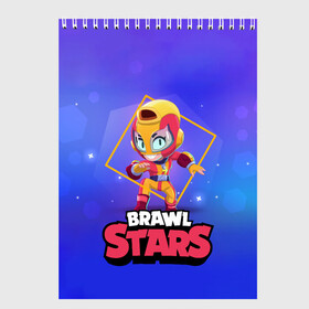 Скетчбук с принтом Brawl Stars Max в городе Новоалтайск, 100% бумага
 | 48 листов, плотность листов — 100 г/м2, плотность картонной обложки — 250 г/м2. Листы скреплены сверху удобной пружинной спиралью | bo | brawl | brock | bull | colt | dynamike | elprimo | jessie | leon | moba | nita | shelly | stars | бо | брок | булл | джесси | динамайк | кольт | леон | нита | шелли | эльпримо