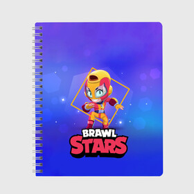 Тетрадь с принтом Brawl Stars Max в городе Новоалтайск, 100% бумага | 48 листов, плотность листов — 60 г/м2, плотность картонной обложки — 250 г/м2. Листы скреплены сбоку удобной пружинной спиралью. Уголки страниц и обложки скругленные. Цвет линий — светло-серый
 | bo | brawl | brock | bull | colt | dynamike | elprimo | jessie | leon | moba | nita | shelly | stars | бо | брок | булл | джесси | динамайк | кольт | леон | нита | шелли | эльпримо