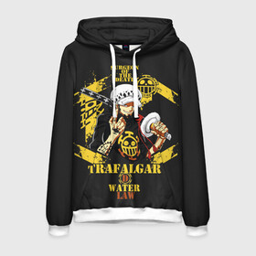 Мужская толстовка 3D с принтом One Piece Trafalgar Water в городе Новоалтайск, 100% полиэстер | двухслойный капюшон со шнурком для регулировки, мягкие манжеты на рукавах и по низу толстовки, спереди карман-кенгуру с мягким внутренним слоем. | anime | kaido | luffy | manga | one piece | theory | zoro | большой куш | ван | луффи | манга | манки д | мульт | пираты | пис | рыжий | сёнэн | сериал | шанкс