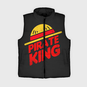 Женский жилет утепленный 3D с принтом One Piece Pirate King в городе Новоалтайск,  |  | anime | kaido | luffy | manga | one piece | theory | zoro | большой куш | ван | луффи | манга | манки д | мульт | пираты | пис | рыжий | сёнэн | сериал | шанкс