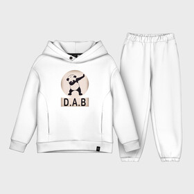 Детский костюм хлопок Oversize с принтом DAB Panda в городе Новоалтайск,  |  | best | dab | dabbig | dance | freedom | hip hop | music | panda | rap | даб | даббинг | животные | крутой | лучший | медведь | музыка | панда | рэп | рэпер | свобода | танец | хип хоп